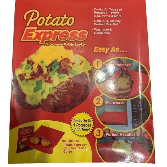 Potato Express Microwave Potato Cooker - NIP - Picture 1 of 2